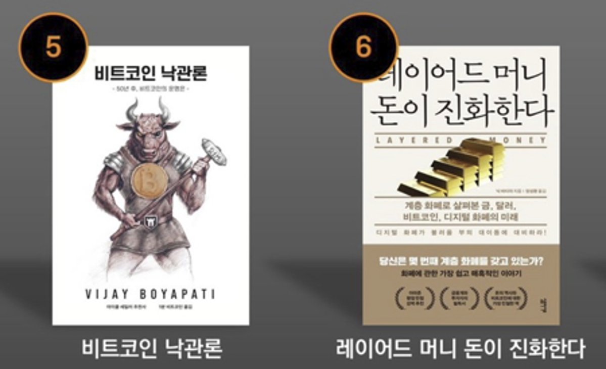 📚비트코인 독서모임〈사토시의 서재〉시즌3 참가자 모집 

<시즌3 대상도서>
- 비트코인 낙관론 
- 레이어드 머니 돈이 진화한다.  

사토시의 서재를 통해,  
한 달 동안 두 권의 책을 읽고,  
나의 언어로 생각을 말할 수 있습니다.    

<사토시의 서재> 시즌3에 참가하세요.  
📷참가대상: