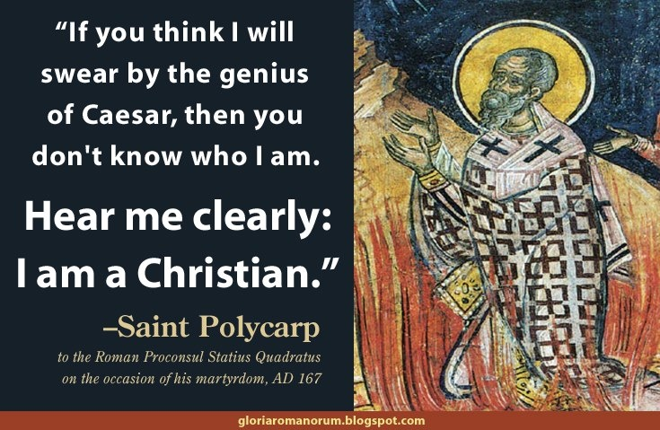 MaryfromMarin's tweet photo. .#ccot #tcot #StPolycarp #Christian #martyr https://t.co/k0FYSdMj1d