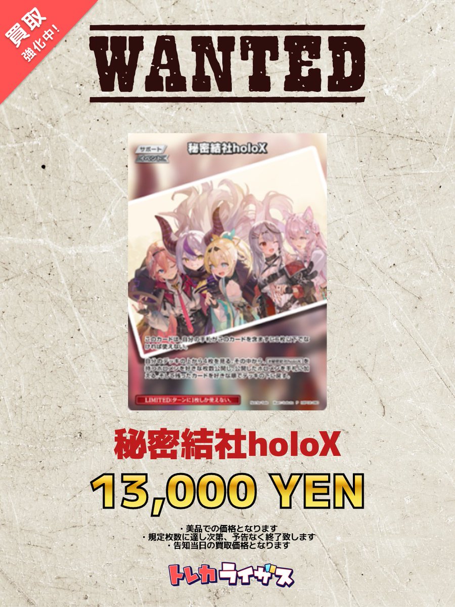 WANTED】 ✨🛸✨🛸✨🛸✨🛸✨🛸✨🛸✨ 秘密結社 holoX P ￥13,000