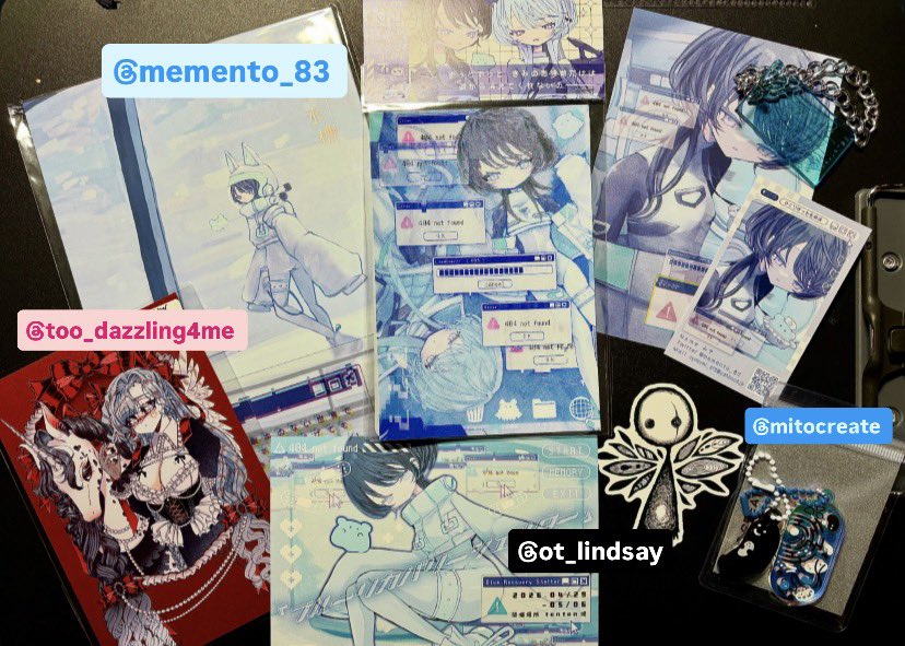 ＃そうさくマーケット の戦利品
ゆったり回れなかったけど、欲しい物はだいたい手に入ったので満足✨
<a href="/memento_83/">み⏻4月29日~個展（大阪・中崎町）</a> 
<a href="/ot_lindsay/">望ｶﾅﾄ🐖</a>
<a href="/too_dazzling4me/">chami🐇🎯</a>
<a href="/mitocreate/">MITO CREATE</a>