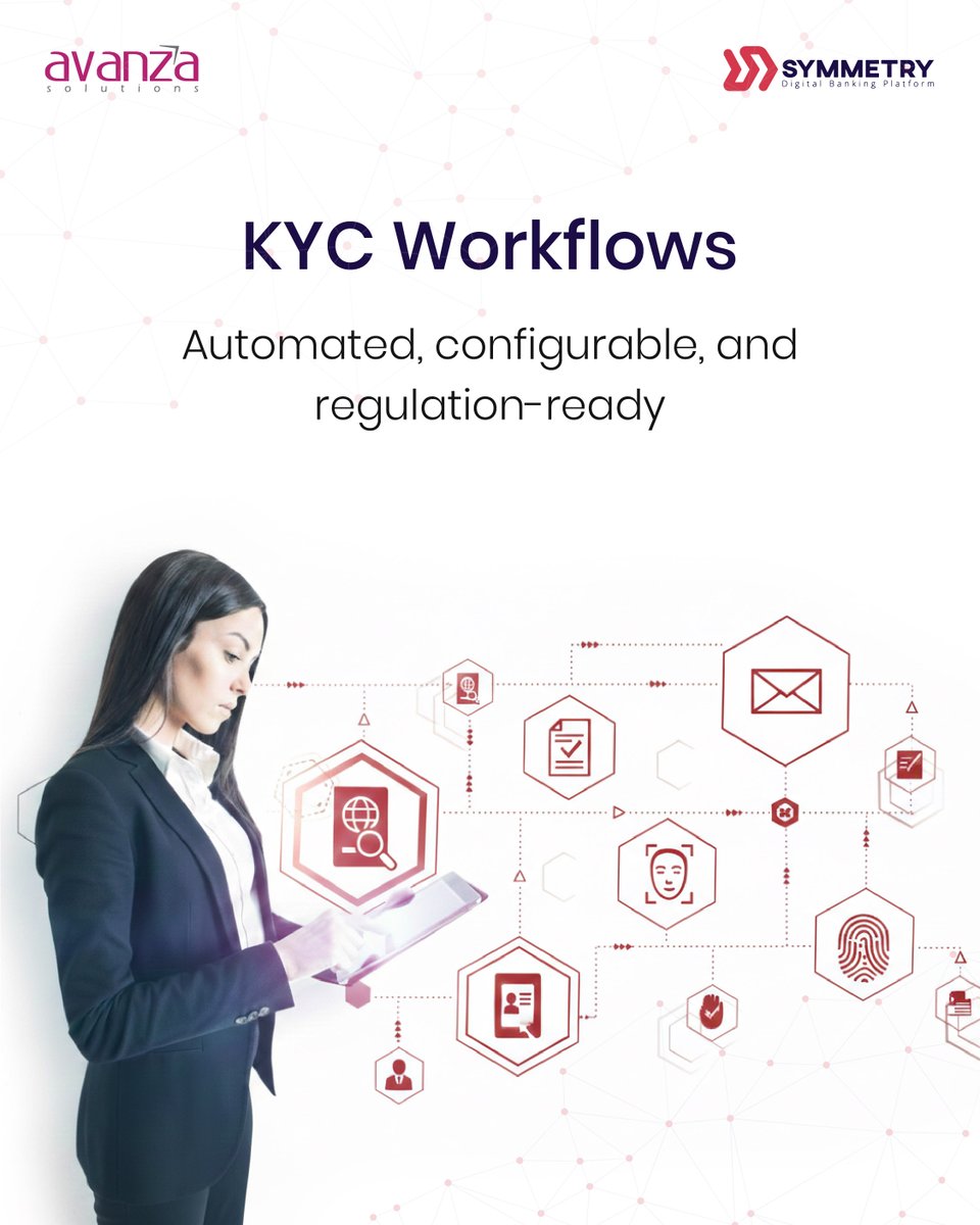 AvanzaSolutions's tweet photo. Behind every great #digitalbanking experience is a #platform that does the heavy lifting.

#Symmetry combines powerful features with thoughtful design, enabling institutions to deliver faster, #smarter, &amp; more #personalized services.

#AvanzaSolutions #DigitalTransformation https://t.co/WySdEs9Zpu