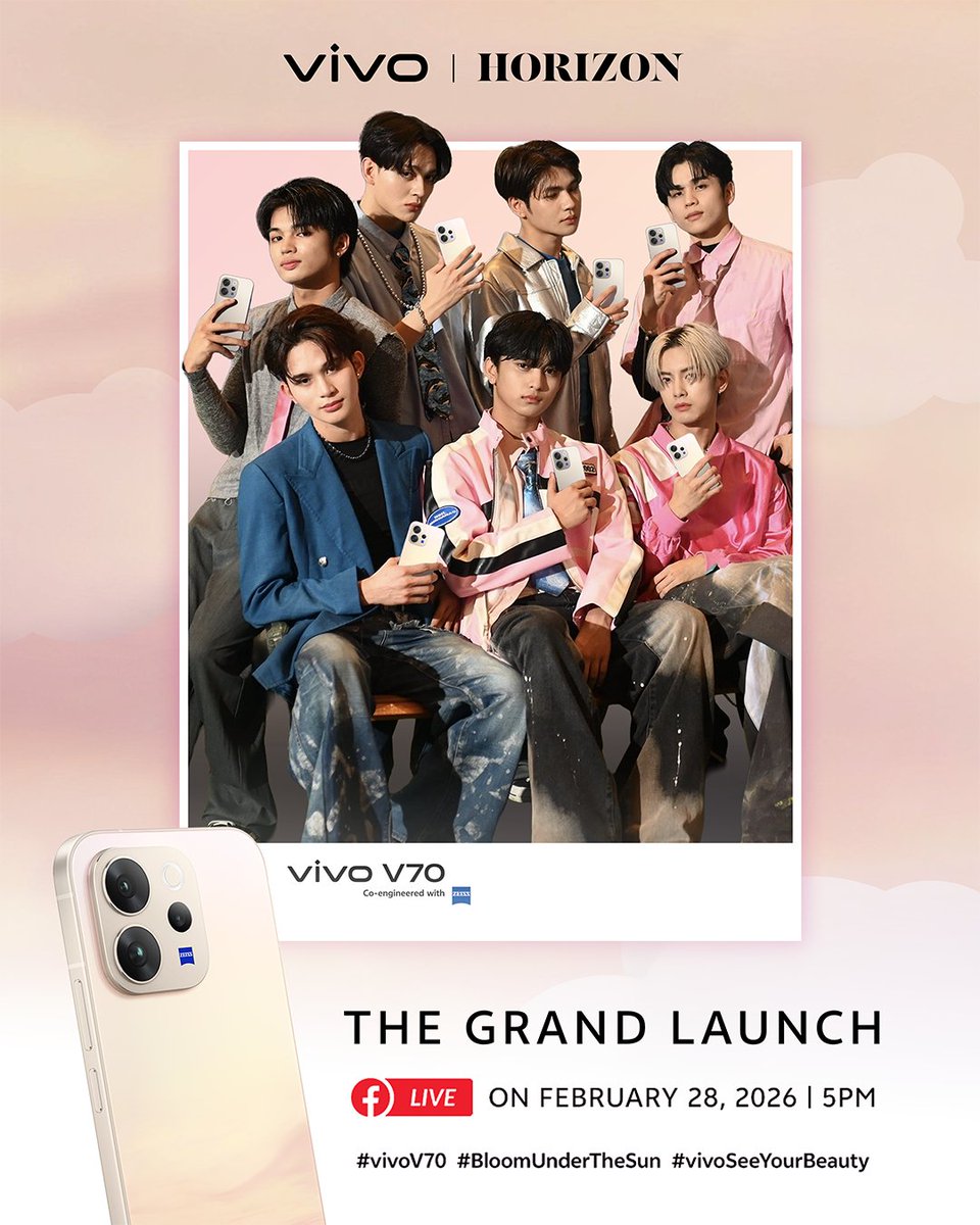 HORI7ON is back for VIVO V70 Grand Launch
instagram.com/p/DVIF1iiDbHW/…

#HORI7ON #호라이즌  
<a href="/HORI7ONofficial/">HORI7ONofficial</a> <a href="/HORI7ON_twt/">HORI7ON member</a>