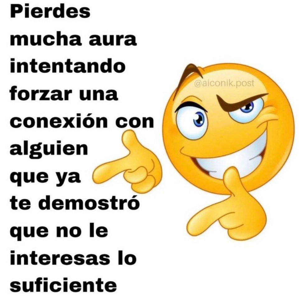 Pierdes mucha aura
