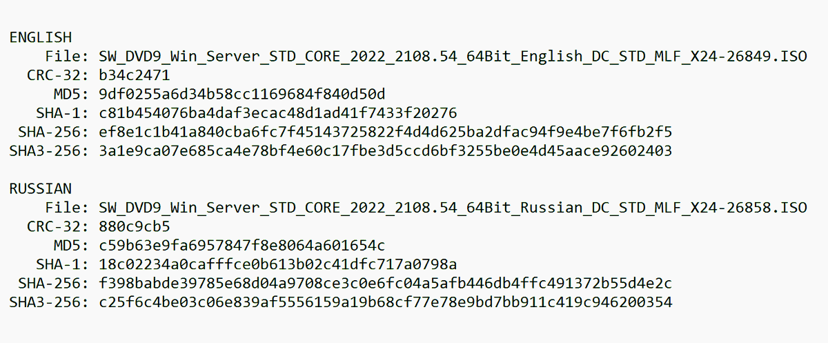 WZorNET's tweet photo. 😻📢We added 2 NEW ISO's from #VLSC> ENGLISH/RUSSIAN #UpdatedFebruary2026 Windows Server 2022 #LTSC Version #21H2 #VOLUME to WZT cloud👨💻👉https://t.co/1qkuEzydRz
🎯 OS Build 20348.4773.fe_release_svc_prod1.260205-1550 with #KB5075906> https://t.co/dqNsa72F4U
👨💻@rgadguard
👁️by WZT https://t.co/Ll4h6jc04p
