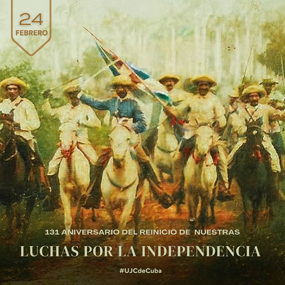 Recordamos el 24 de febrero, fecha en que se reinició la lucha por la soberanía. Un momento donde el coraje de un pueblo se alzó para reclamar su derecho a ser libre. Que el ejemplo de valentía de nuestros mambises nos siga inspirando para defender nuestra identidad