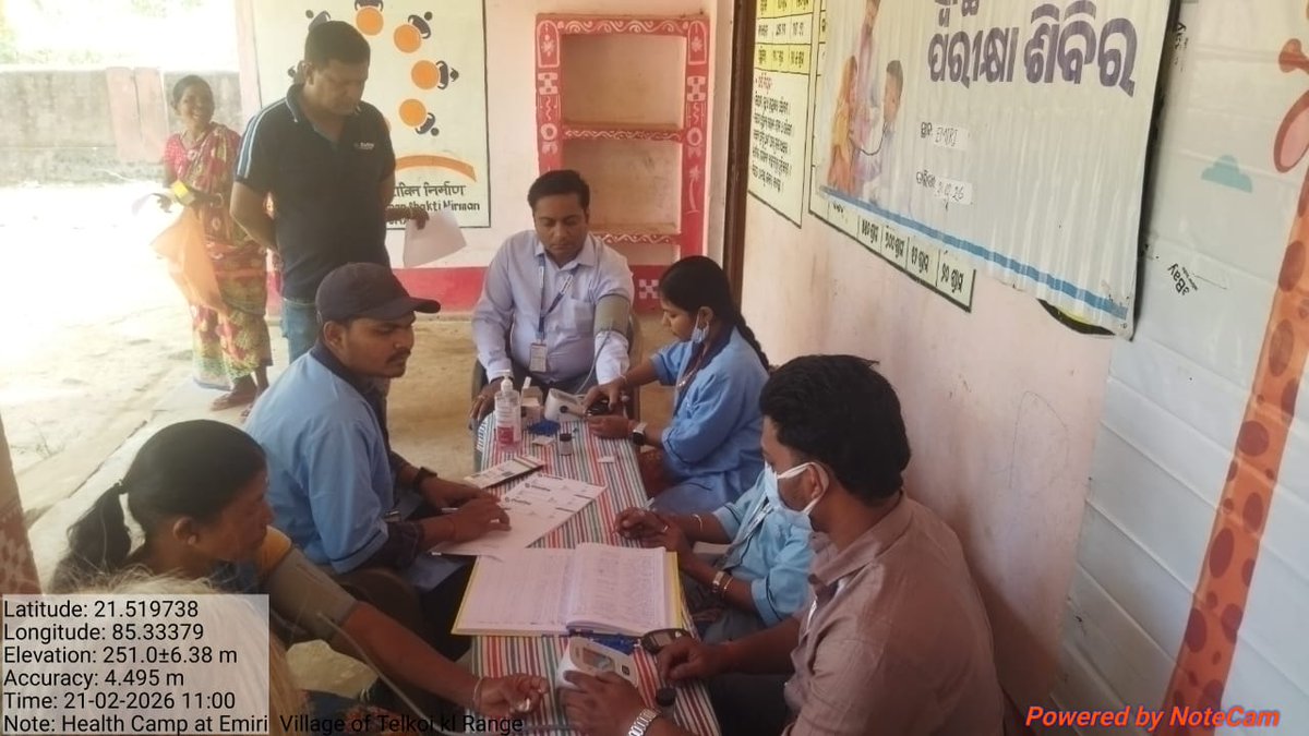 kenduleafodisha's tweet photo. କେନ୍ଦୁଝର କେନ୍ଦୁପତ୍ର ଡିଭିଜନର ତେଲକୋଇ କେନ୍ଦୁପତ୍ର ରେଞ୍ଜର ଏମିରି ଗ୍ରାମରେ ମାଗଣା ସ୍ୱାସ୍ଥ୍ୟ ଶିବିର ଆୟୋଜନ କରାଯାଇଥିଲା, ଯେଉଁଠାରେ ୧୪୨ ଜଣ କେନ୍ଦୁପତ୍ର ହିତାଧିକାରୀଙ୍କ ସ୍ୱାସ୍ଥ୍ୟ ପରୀକ୍ଷା କରାଯାଇଥିଲା।
#pccfkenduleaf #kenduleaf #klworking #healthcamps #sbifoundation #curebay https://t.co/0tjwCFucGe