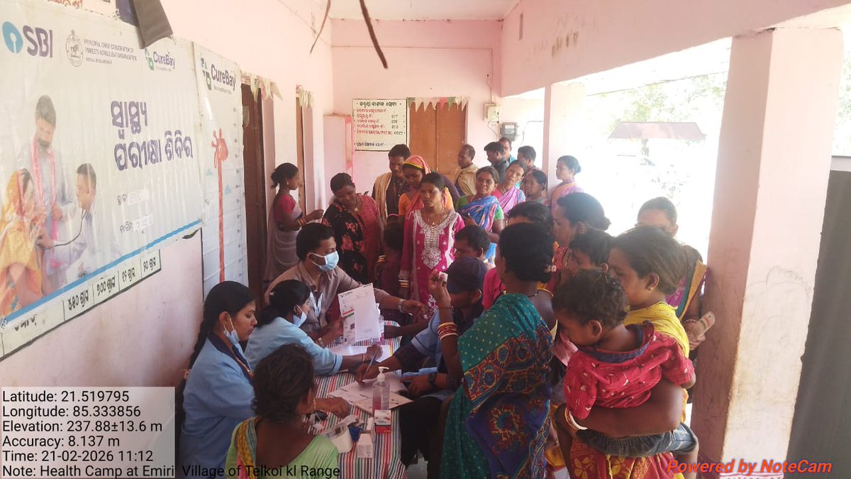 kenduleafodisha's tweet photo. କେନ୍ଦୁଝର କେନ୍ଦୁପତ୍ର ଡିଭିଜନର ତେଲକୋଇ କେନ୍ଦୁପତ୍ର ରେଞ୍ଜର ଏମିରି ଗ୍ରାମରେ ମାଗଣା ସ୍ୱାସ୍ଥ୍ୟ ଶିବିର ଆୟୋଜନ କରାଯାଇଥିଲା, ଯେଉଁଠାରେ ୧୪୨ ଜଣ କେନ୍ଦୁପତ୍ର ହିତାଧିକାରୀଙ୍କ ସ୍ୱାସ୍ଥ୍ୟ ପରୀକ୍ଷା କରାଯାଇଥିଲା।
#pccfkenduleaf #kenduleaf #klworking #healthcamps #sbifoundation #curebay https://t.co/0tjwCFucGe