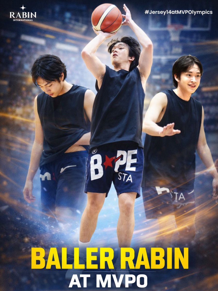 rabinIntl's tweet photo. It’s game day for Rabin at the Smart Araneta Coliseum. 

We’re cheering for you all the way, Rabin. 

BALLER RABIN AT MVPO

#Jersey14atMVPOlympics https://t.co/VtXf9qYtWC