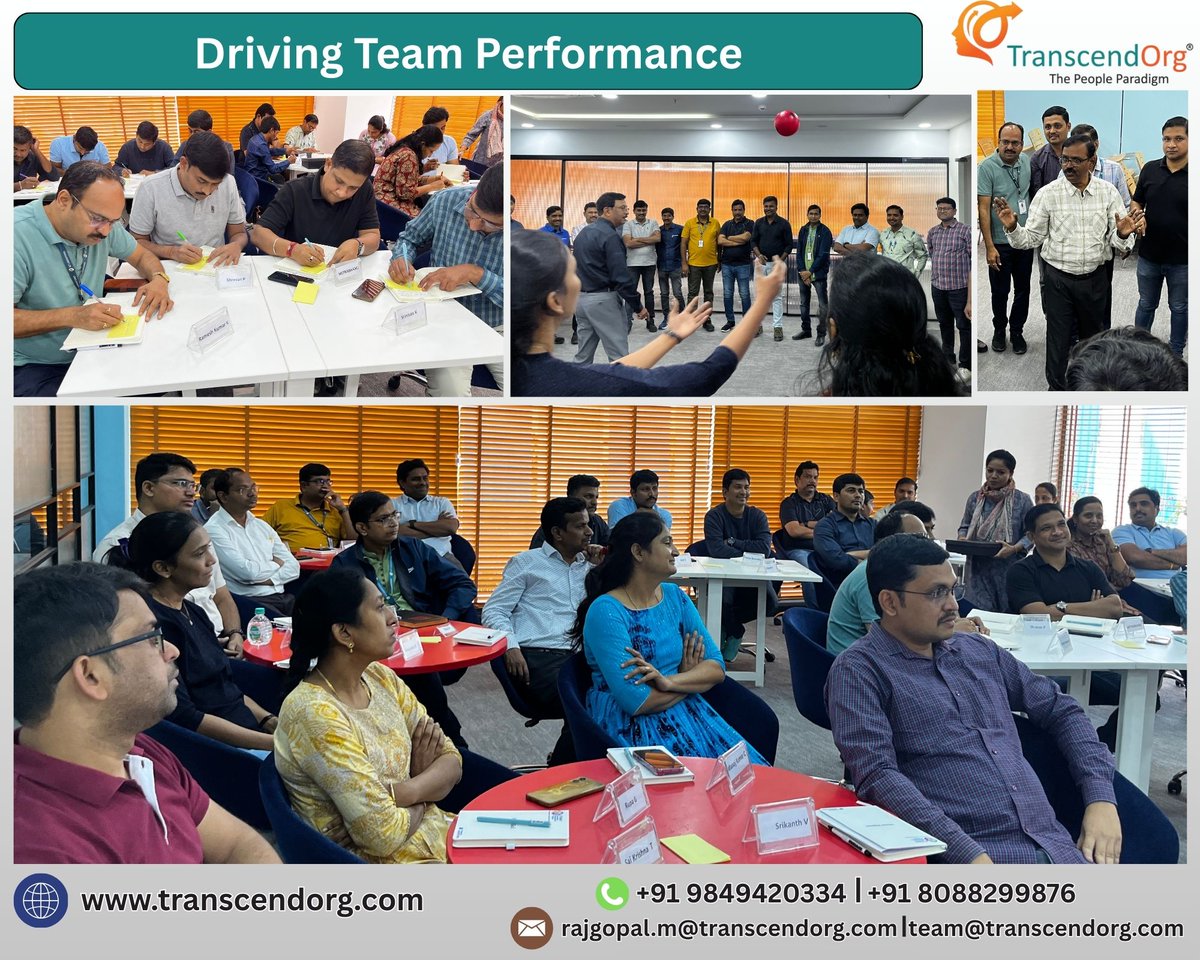 Transcendorg1's tweet photo. Session at AET Laboratories on Driving Team Performance—clarity, influence, culture, adaptability.

— Col. M. Rajgopal, TranscendOrg #TeamPerformance #HighPerformingTeams #AETLaboratories #TranscendOrg https://t.co/LeXAHpG4ji