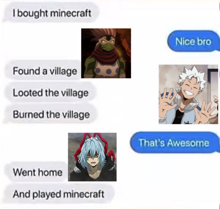 He's hyping up his loser core boyfriends