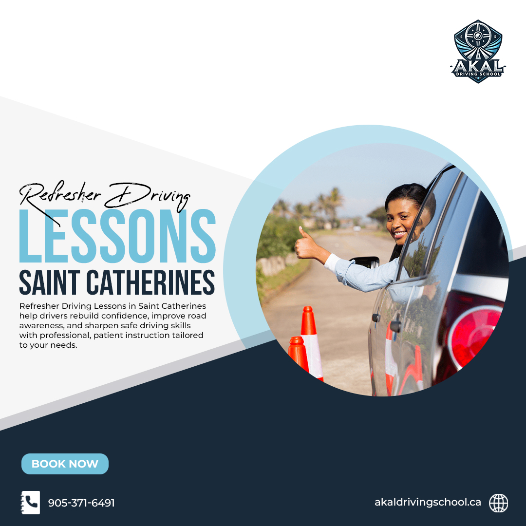 akal_school's tweet photo. Refresher Driving Lessons Saint Catharines
Update your skills and boost your confidence with professional Refresher Driving Lessons Saint Catharines.
🌐 Visit us:  https://t.co/zkmzOmQhAe
#RefresherDrivingLessonsSaintCatharines #StCatharinesDriving #RoadConfidence https://t.co/WBKpIT5cb4