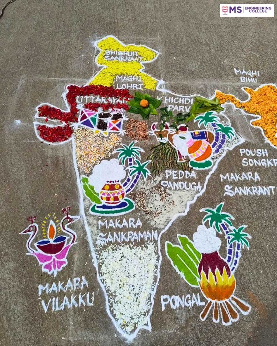 MSEC_BLR's tweet photo. The Pongal celebrations at the M. S. Engineering College!!!

#CultureUnitesAll

#HappyPongal #PongalCelebrations #MSEngineeringCollege #MSECFamily #MSEC #AbundantHarvest #GratitudeAndBlessings #UnityInTradition #ProsperityAndJoy #FestiveVibes #Bengaluru #Karnataka #India https://t.co/mNM1vXa1U3