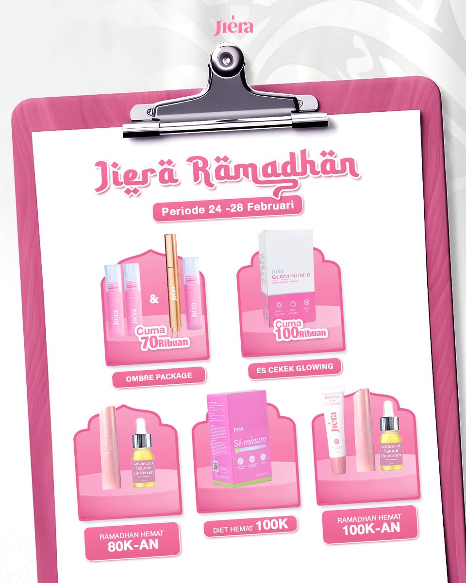 Abis gajian gini enaknya checkout persiapan glowing lebaran sambil dapet undian hp baru nih!

Gass cek live jiera sekarang mendingann