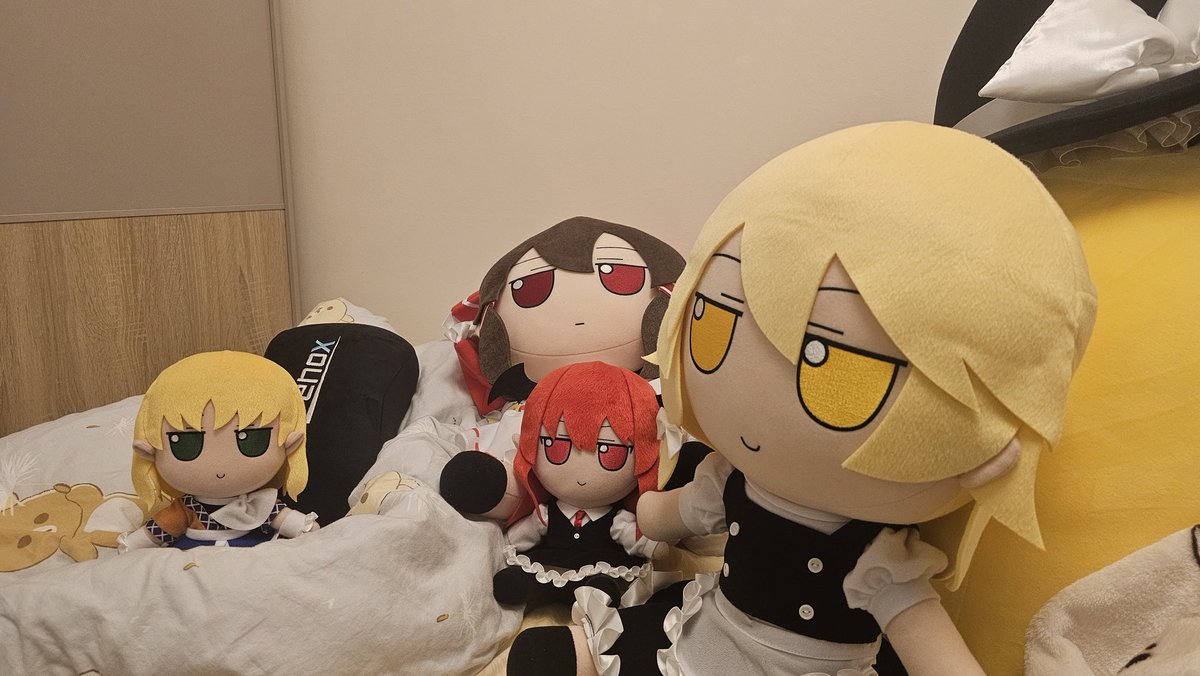 Once again my bed is occupied