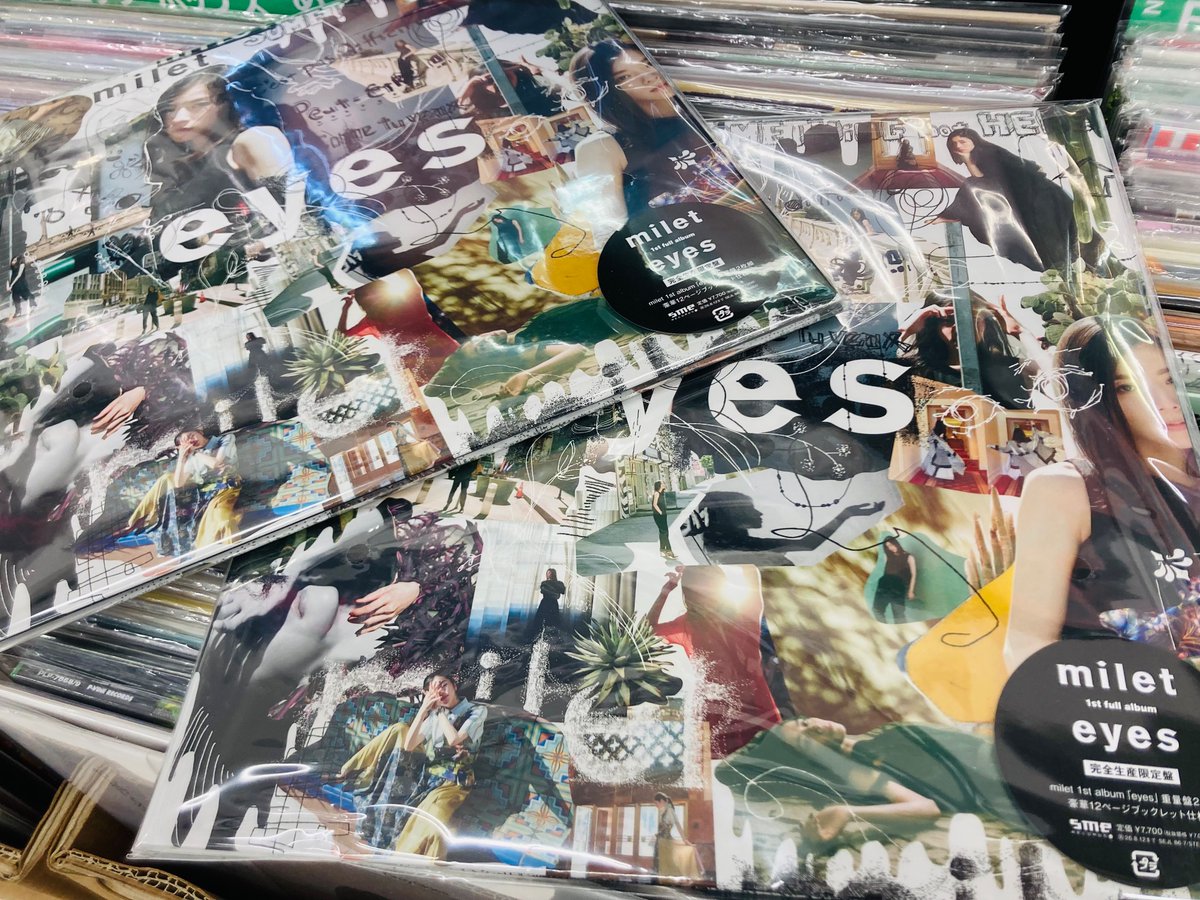 レコード】miletの傑作デビューアルバム「eyes」入荷しております🔥