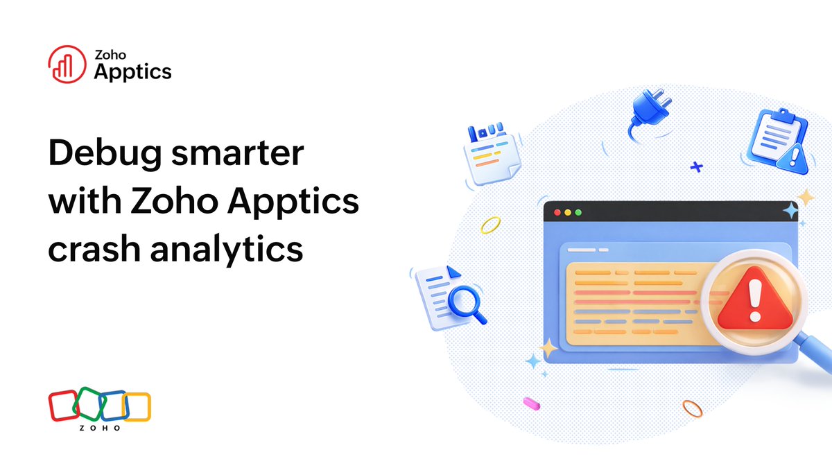 Zoho Apptics tweet media