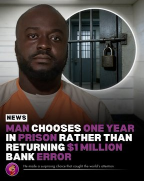 Be Honest

Would you stay in Prison for one year to keep 1 million dollars?