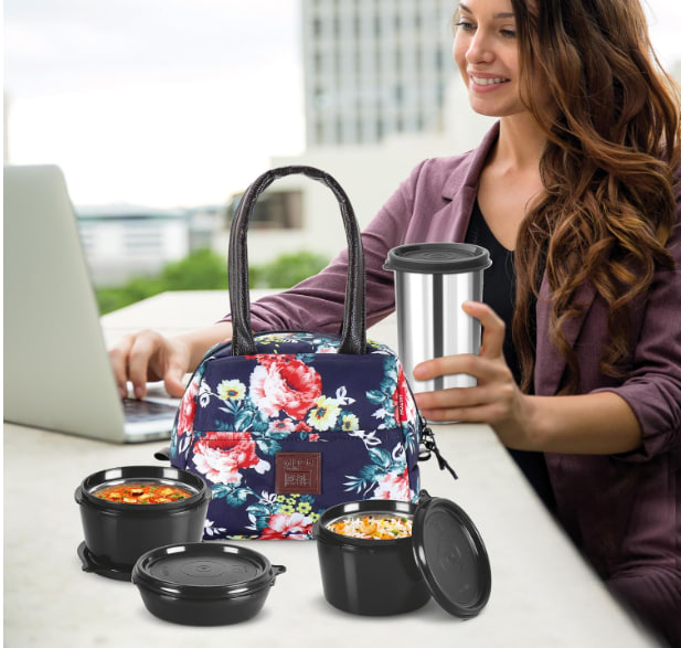 GrabOnIn's tweet image. 🍱✨ MILTON Floret Lunch Box @ just ₹699😍
Stylish, sturdy &amp;amp; perfect for office or school eat fresh, save more 💸
Lunch just got an upgrade

👉 Grab it now:  amzn.to/4s03eUt

#DealAlert #LunchBox #OfficeEssentials #DailyUse #SmartShopping