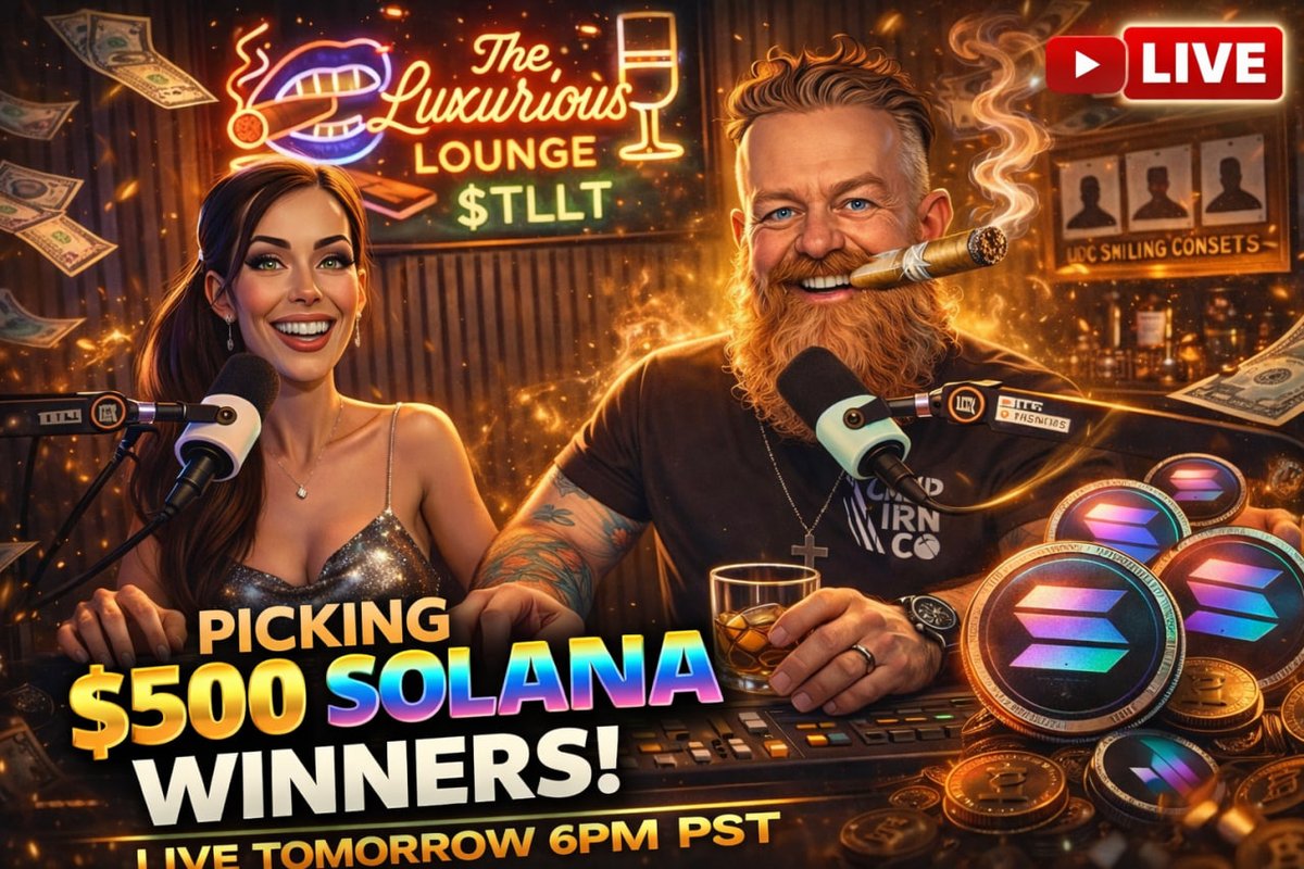 Tuesday. 6PM PST.

We’re going LIVE to pick the 5 winners of the $500 $TLLT Shilling Contest.

Five winners.
$100 in SOLANA each.
Chosen live.

Here’s your time zones:

6PM PST
7PM MST
8PM CST
9PM EST

UK: 2AM GMT (Wednesday)
Central Europe: 3AM CET (Wednesday)
Dubai: 6AM GST