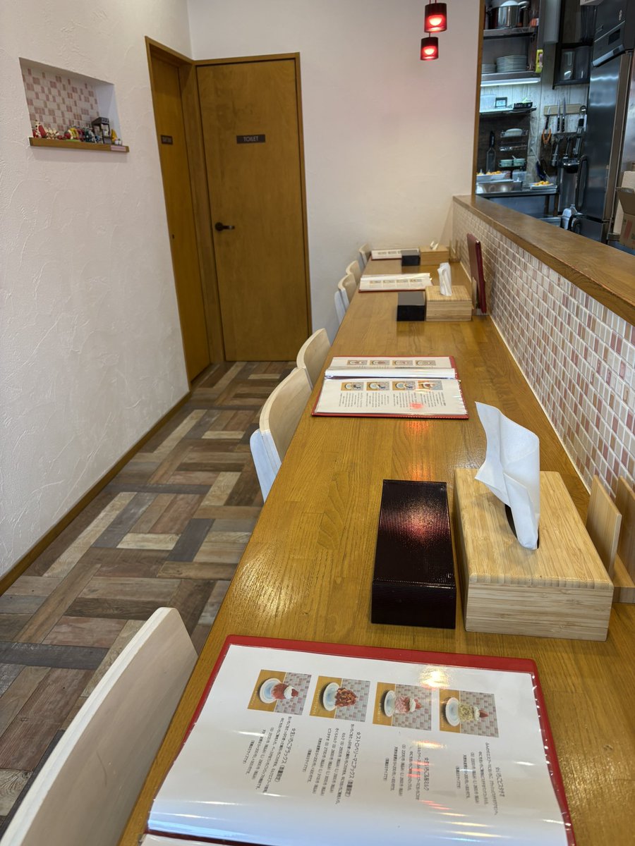 ご予約のお客様お帰りになられました。 夜まで予約入っておりません