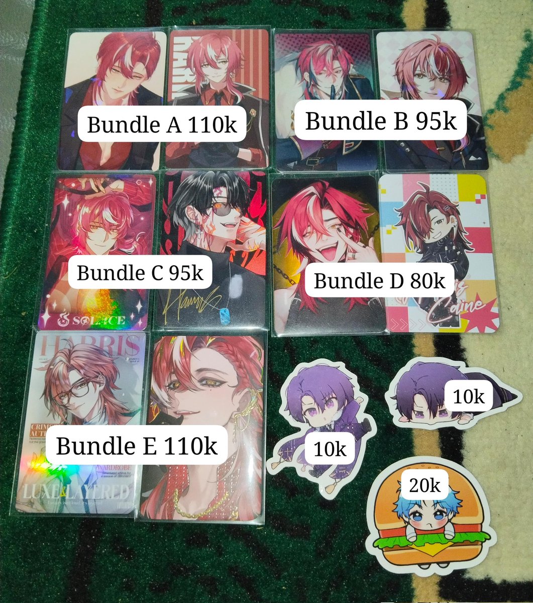 mcyecll_'s tweet photo. WTS‼️
Photocard Harris Caine
dan Sticker Arion &amp; Souta

📍Semarang
✅Include Packing
📦 manual only
💵 Shopeepay 
🚚 Ongkir di tanggung pembeli❗
❌ not for sensitive buyer

#warungeos
#warungsol4ce https://t.co/YIjD4fCPZZ