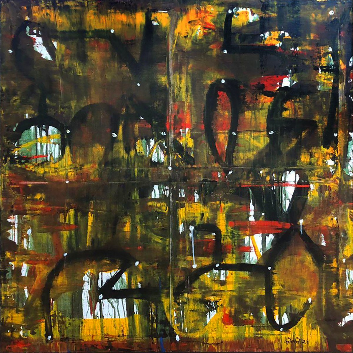 Artist Name: PRABHAKAR KOLTE
Size: 39 x 39 Inches
Medium:  Acrylic on canvas
Year: 2024

For more details, please visit:
indianmasterpainters.com/product-single…