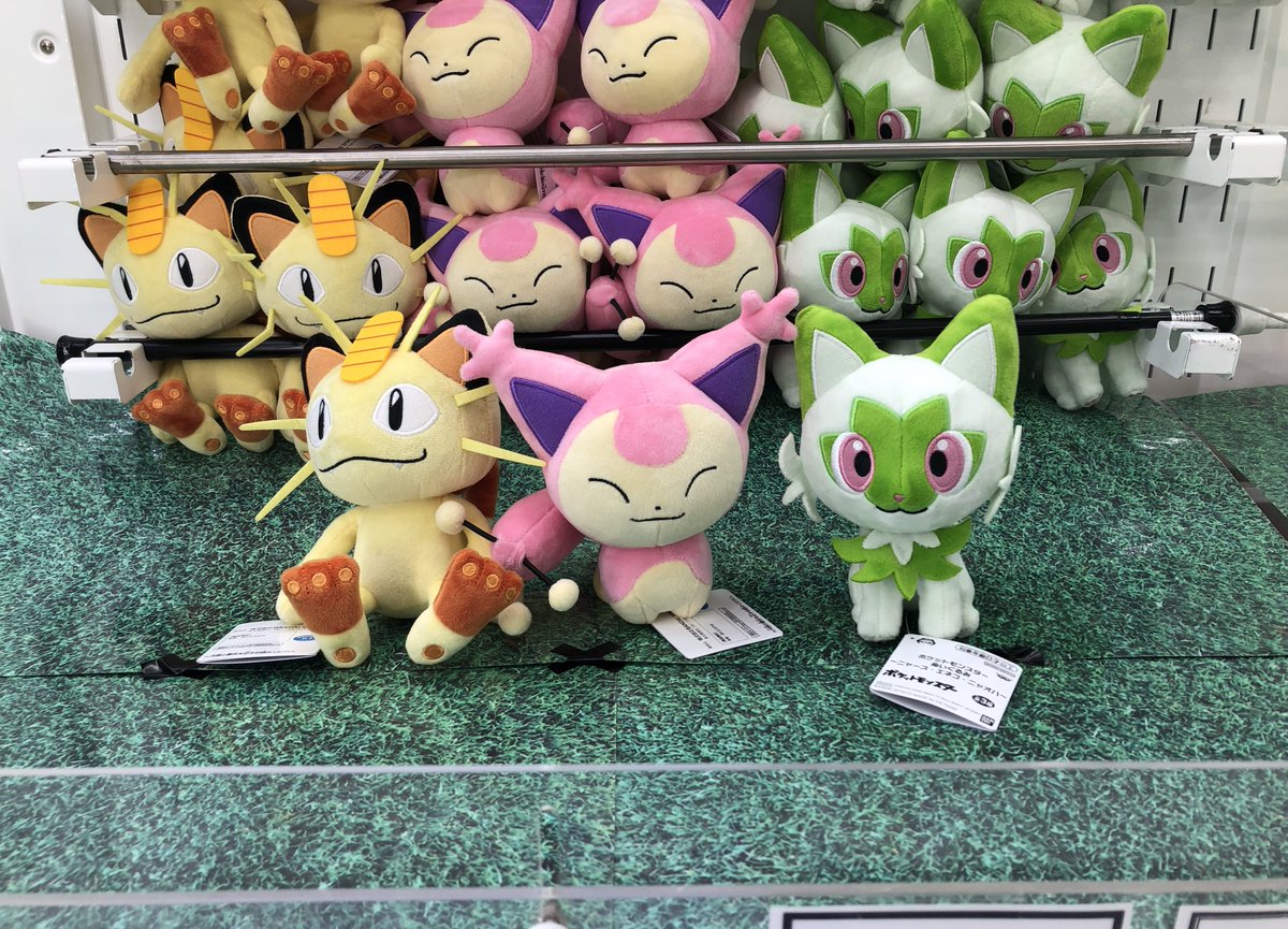 入荷情報 】 ポケットモンスターぬいぐるみ 〜ニャース・エネコ