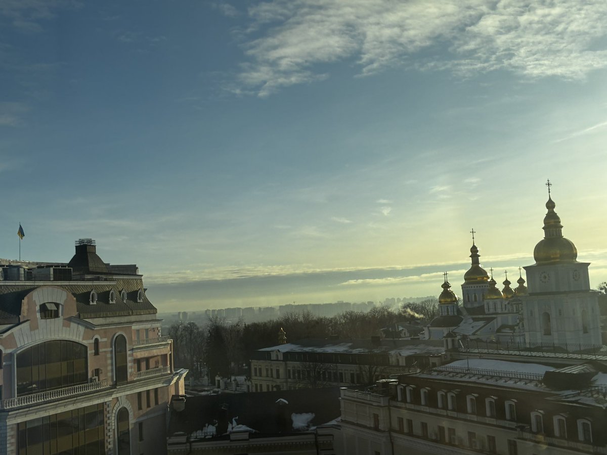 shelbyjmag's tweet photo. Four years ago, Russia launched its full-scale invasion of Ukraine. I sat in DC, watching in horror as it unfolded.

Today, I wake up in a free, scarred yet unbroken Kyiv — in awe of Ukrainian strength, yet still horrified the world has let Putin’s crimes drag on for so long. https://t.co/beGWpAFoYi