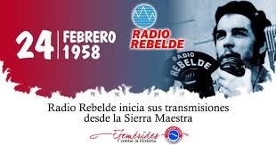 🇨🇺Cada 24 de febrero, se celebra en Cuba el Día del Comunicador en rememoración a la primera transmisión oficial de Radio Rebelde en la Sierra Maestra en 1958, realizada por el comandante Ernesto Che Guevara.🇨🇺