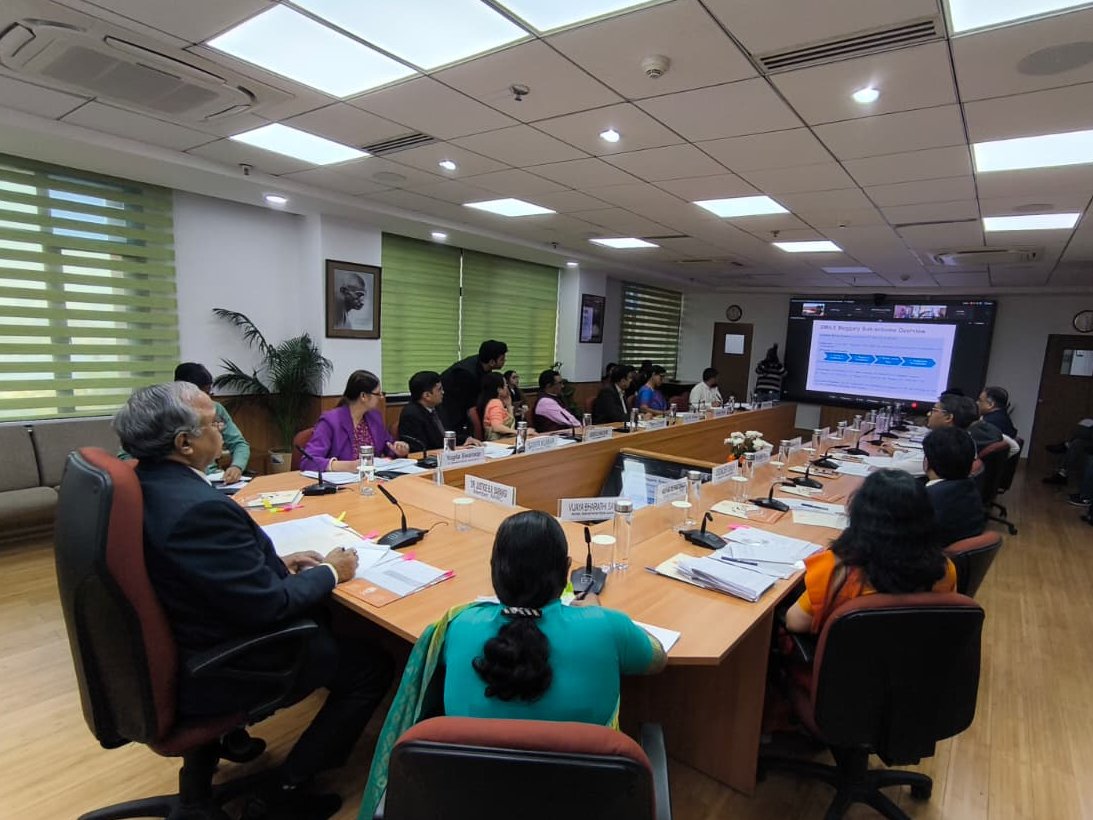 NHRC, India Member, Justice (Dr) Bidyut Ranjan Sarangi inaugurates the Commission’s open house discussion in hybrid on ‘Rethinking Beggary: Bridging Gaps between Policy, Practice &amp; Dignity’. NHRC Member, Smt Vijaya Bharathi Sayani, senior officers &amp; experts are attending it.