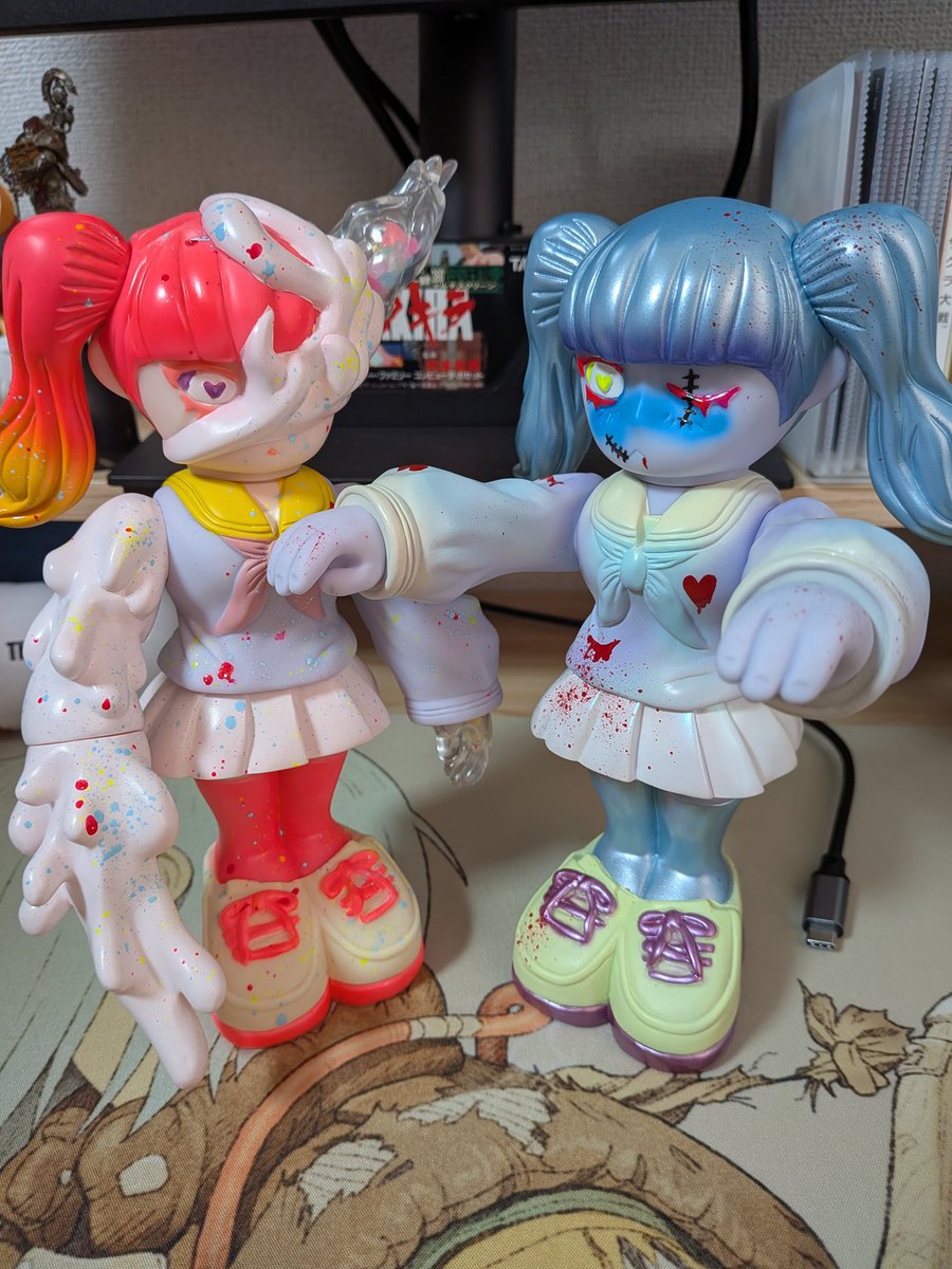 2026年初ソフビ 第4地区さん @dai4chiku のデイナ 去年の夏に