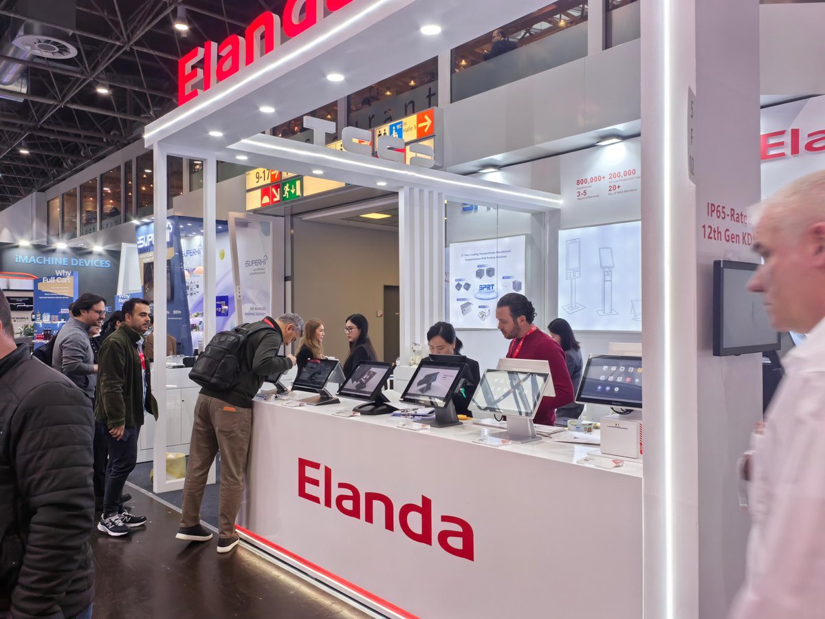 ElandaTech's tweet photo. Day 2 at EuroShop 2026.

Great to see the halls buzzing with energy.

Thank you to everyone who stopped by to connect with us. It’s always valuable to exchange perspectives and explore new opportunities together.

📍 Hall 5 | Booth 5F02，See you there. https://t.co/KF4665Xcda