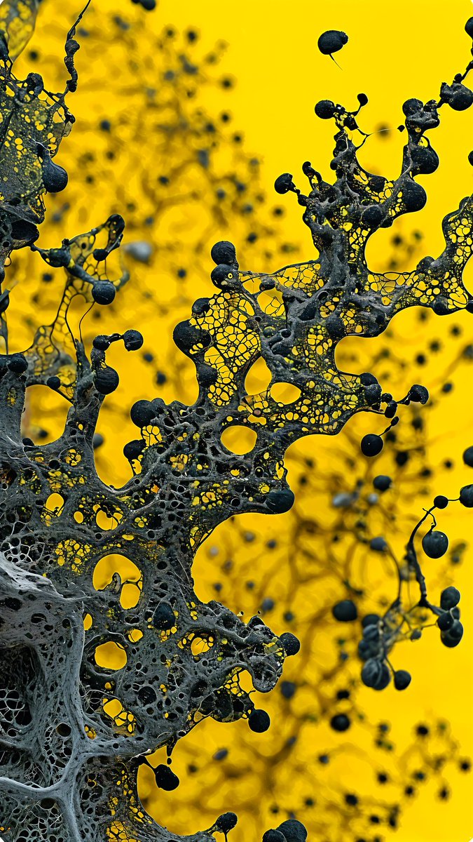 GuruWallpaper1's tweet image. Abstract Organic Structure 

#AbstractArt #Colorful