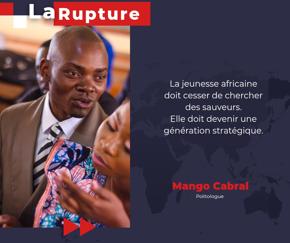 Elle doit devenir une génération stratégique.
<a href="/RgBongeli/">BONGELI 💎</a> <a href="/sadala_tatata/">Nassor S. Marco</a> <a href="/LaRuptureRDC/">La Rupture</a>