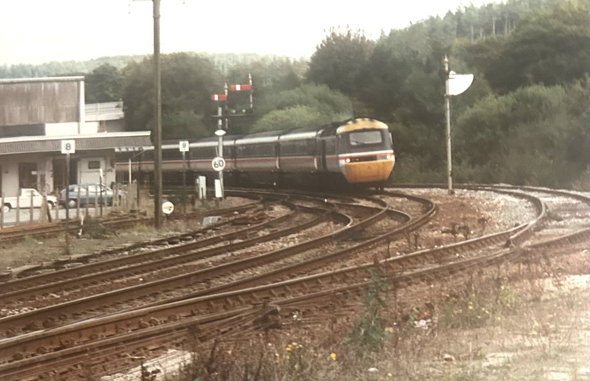 LeicRailAle170's tweet image. #HighSpeedTuesday Penzance bound at Lostwithiel 1.19.96