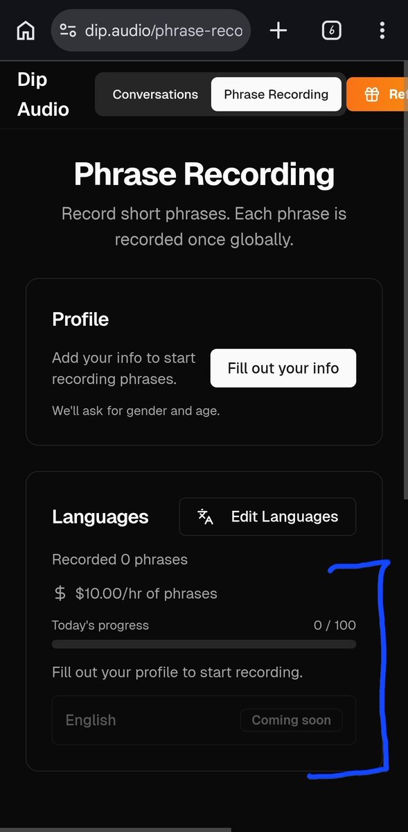 Training AI is making the wave in the space currently 

You can join dip audio 
Link: obo.do/KaSKUmsk

Register with your number
Record a clear and quality 5mins audio and upload for verification.

And get ready to be onboarded $10/hrs in coming 
Do not miss this.
#ai