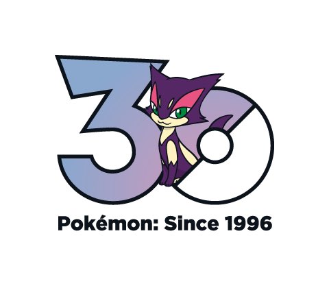 DeathbyTizian's tweet photo. QRT with yourself &amp; your favourite’s #Pokemon30 logo 🖤 https://t.co/f607z9lWsT