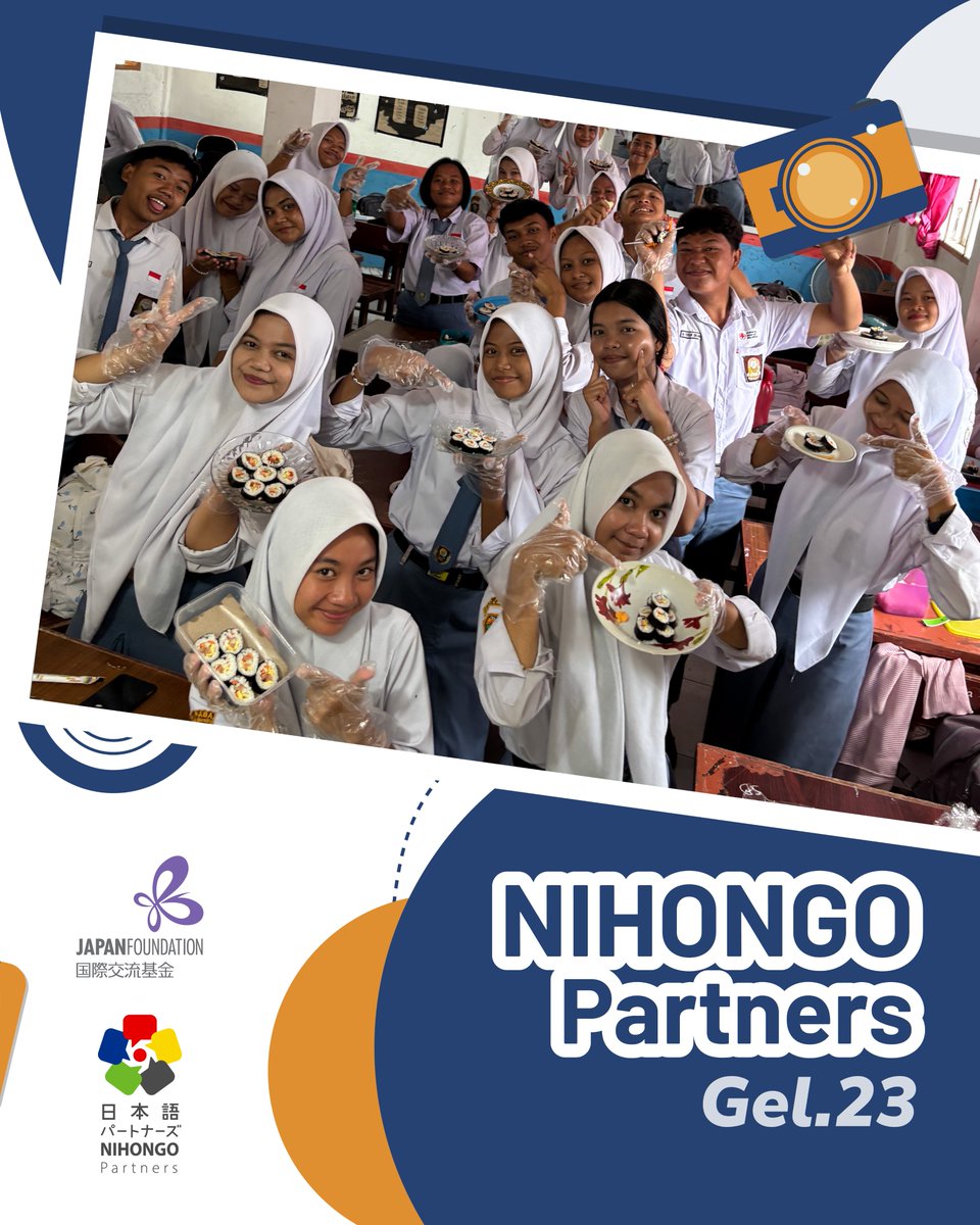 JF_Jakarta's tweet photo. Halo, sahabat JF!

Sekarang giliran NIHONGO Partners dari Sumatera Utara yang akan membagikan ceritanya. Kali ini berasal dari SMAN 6 Binjai dan SMA Paba Binjai.

Yuk, simak cerita selengkapnya di akun Instagram @jf_jakarta~

#NIHONGOPartners #NP #jfjakarta #japanfoundation https://t.co/xNoqOOPaR7