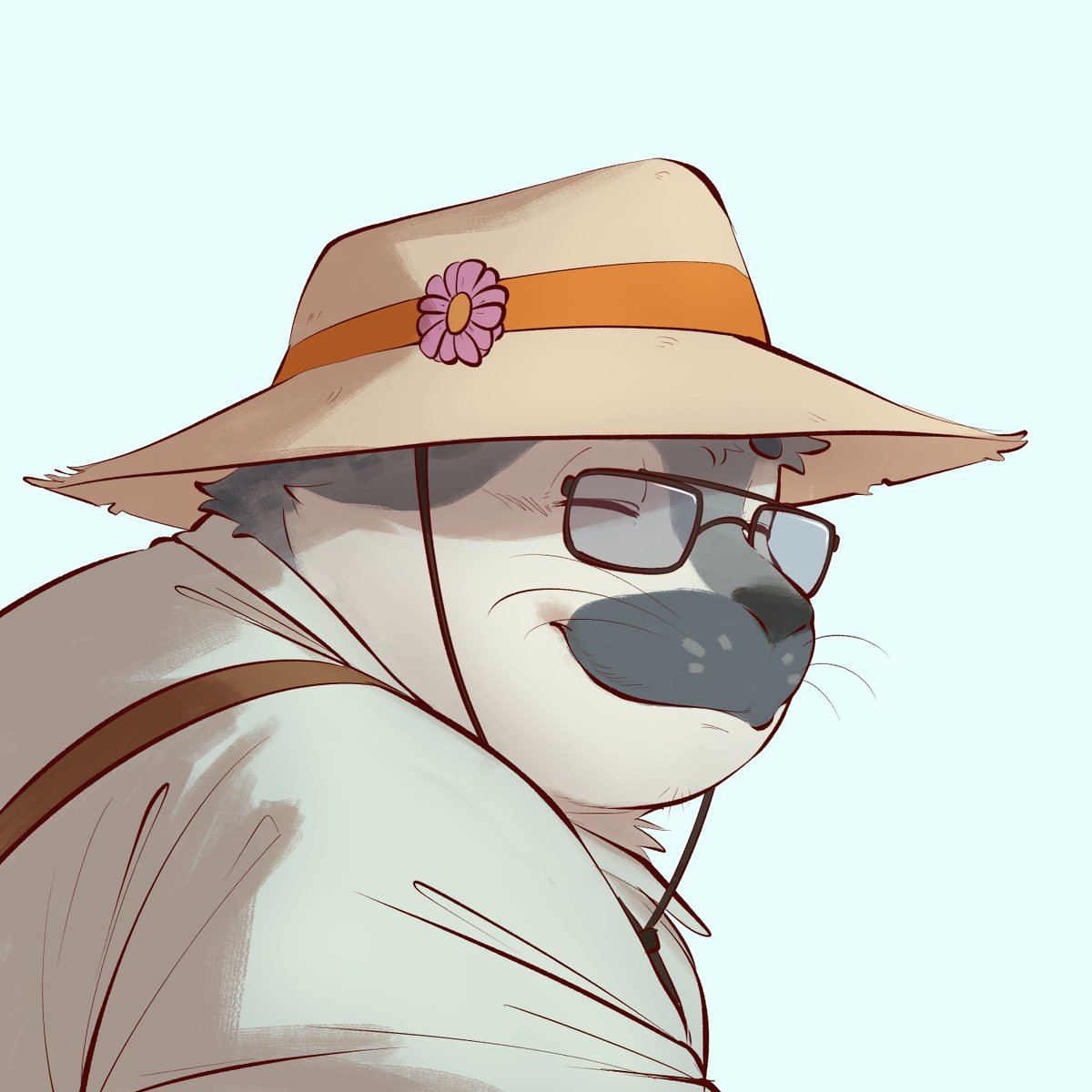 I'll just think of you and the blossom