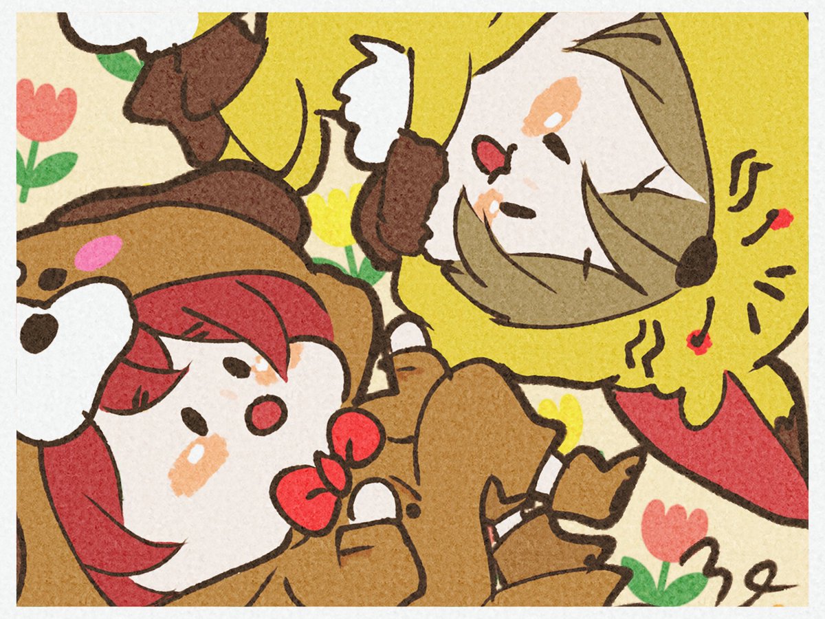 🐶❤️💛🦊
#坂田です #センラさんの絵ぇやん #ゆるいイラスト