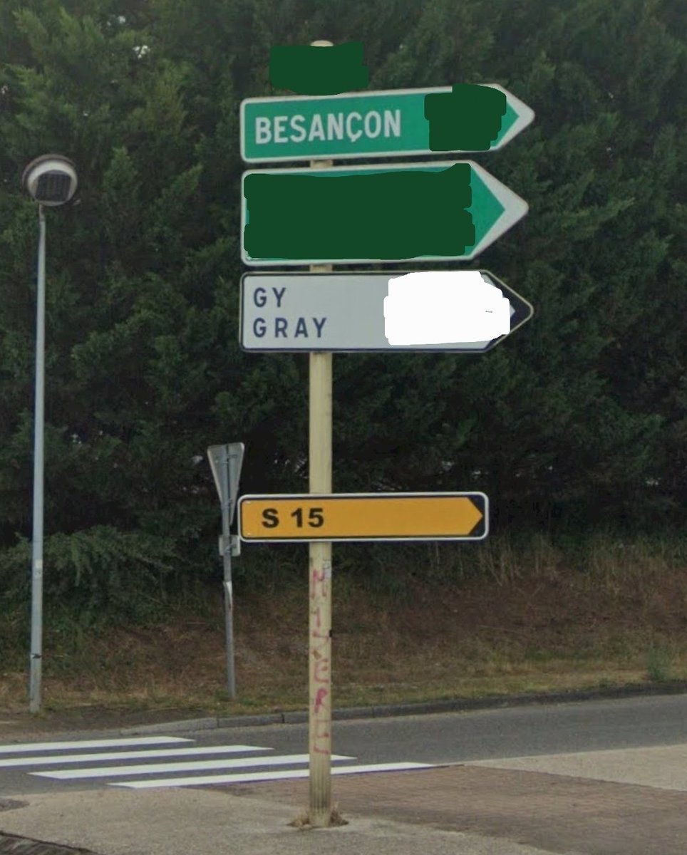 Panneauphiles's tweet photo. #SignsFinding : Quels pôles verts se cachent sur le panneau flouté ?
NB : Ne donnez pas la localisation du panneau (en image ou en texte), réfléchissez aux liaisons possibles avec les indices que j'ai laissés (ils suffisent pour trouver) https://t.co/6TkbYAfruh