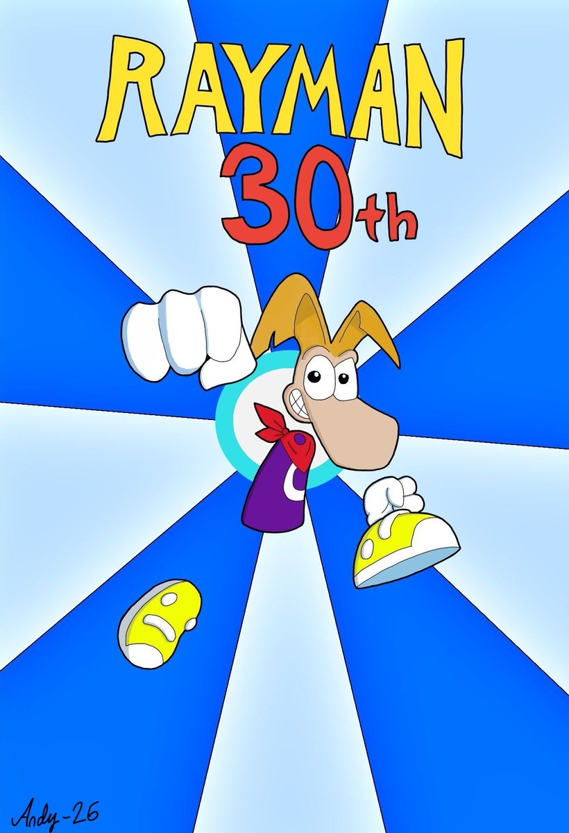 AndyCat90's tweet image. Rayman's 30th Anniversary
by Andy

To celebrate Rayman's 30th Anniversary, I made another drawing and while doing so, I was practicing new techniques while drawing digitally. ^^

#rayman #videogamecharacter #30thanniversary #fanart #ubisoft