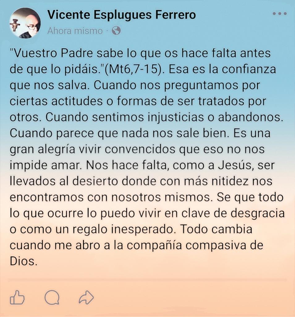 #Evangeliodeldía #Diossabeloquenecesita 24/2/2026