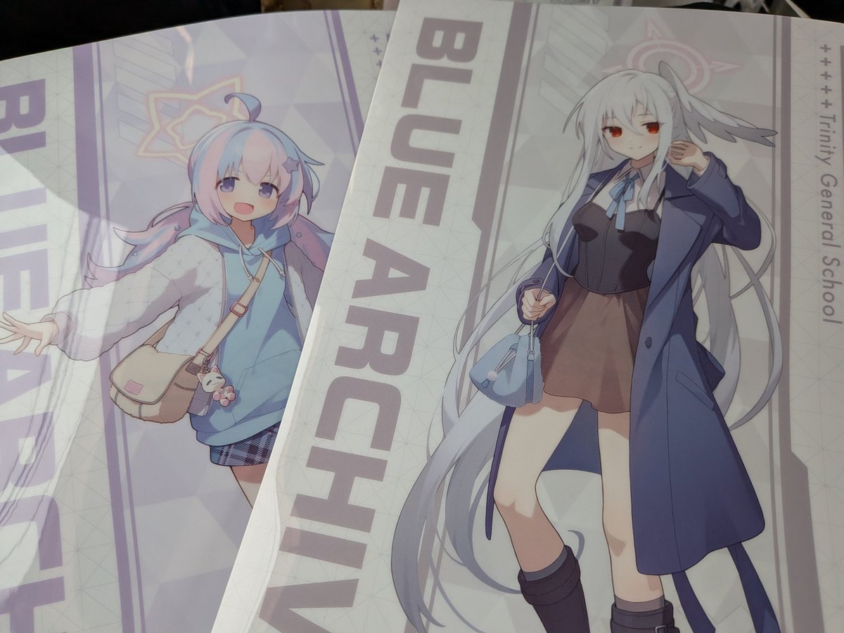 クリアファイルを獲得