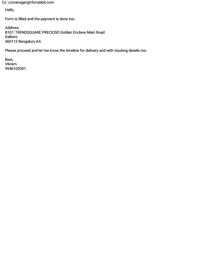 vikram8vicky's tweet photo. Dear @RforRabbit, I urgently require a replacement spare part for the Jack N Jill Grand Isofix Baby Car Seat. After processing my payment, the order was abruptly cancelled citing a lack of stock. https://t.co/Qfb3JtVfsW
