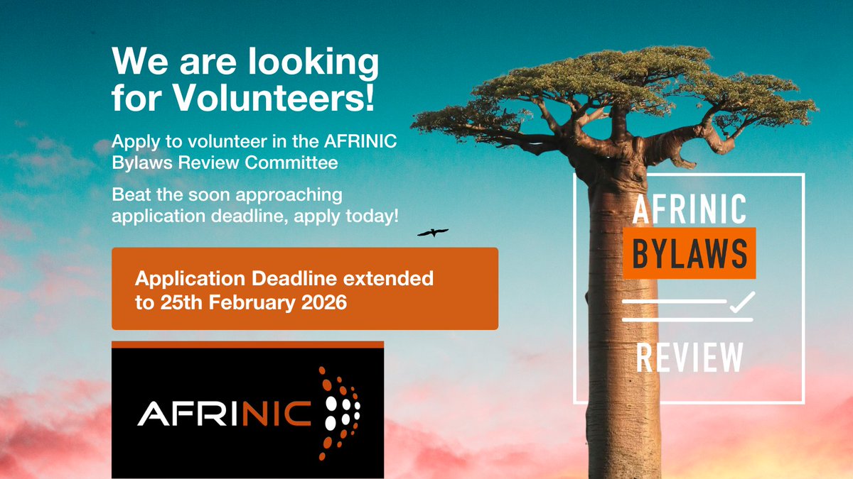 AFRINIC-The Regional Internet Registry for Africa tweet media