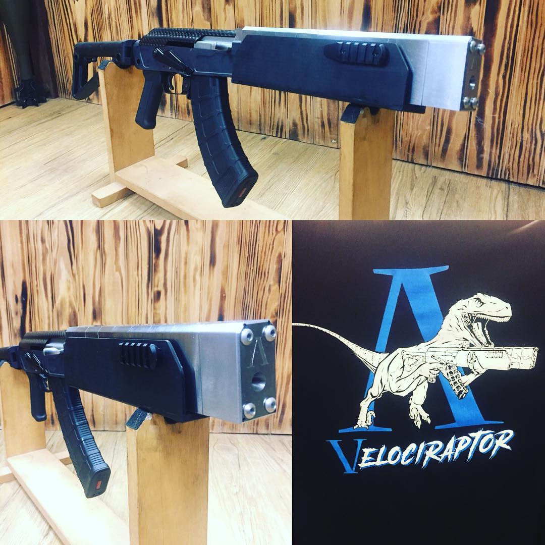 The Aklys Defense AKSV “Velociraptor”, an integrally suppressed AK