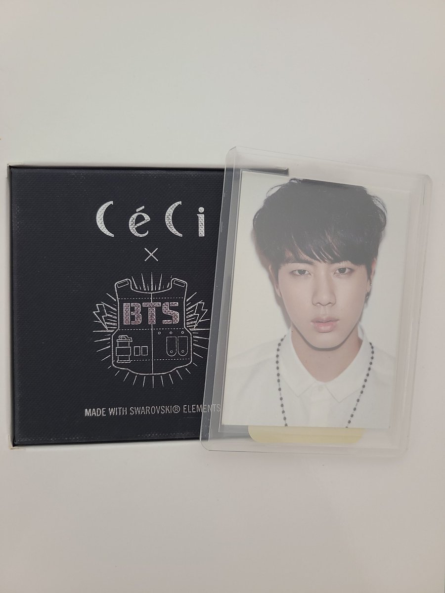 kimvantaeshop's tweet photo. wts lfb

RARE BTS Ceci Magazine 20th Anniversary Swarovski Bracelet Limited Edition with Jin Photocard PC

12,000 php

- x sensi
- On-hand and ready to ship
- Very rare merch, only 500 copies released
- Bracelet stored only; never worn
- Prio PAYO or DOP https://t.co/T1wy7pnddk