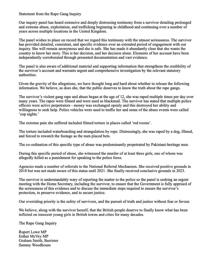 A few days ago a police officer, who had been a hero during a terror attack, was fired because he used the word "pikey" in a post on a private what's app group.
But the police cannot find officers who attended "cop nights" arranged by Rape Gangs for their entertainment.
