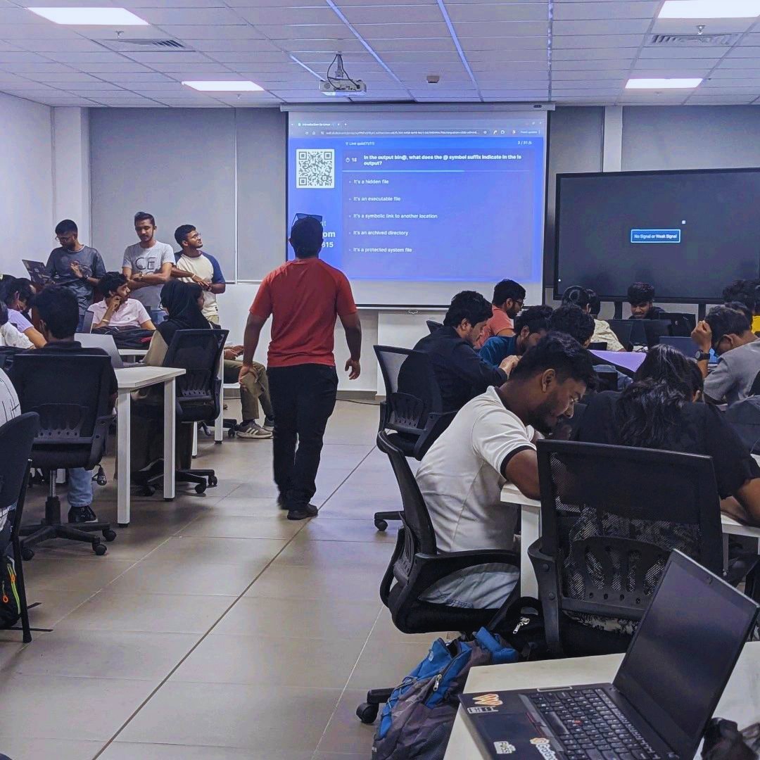 mozillasliit's tweet photo. 📸 Highlights from our Introduction to Desktop Linux session!

Empowering participants with the fundamentals of open-source, Linux environments, and desktop essentials. 🐧

#OpenSource #TechCommunity #DesktopLinux https://t.co/ve1S9fkrBX